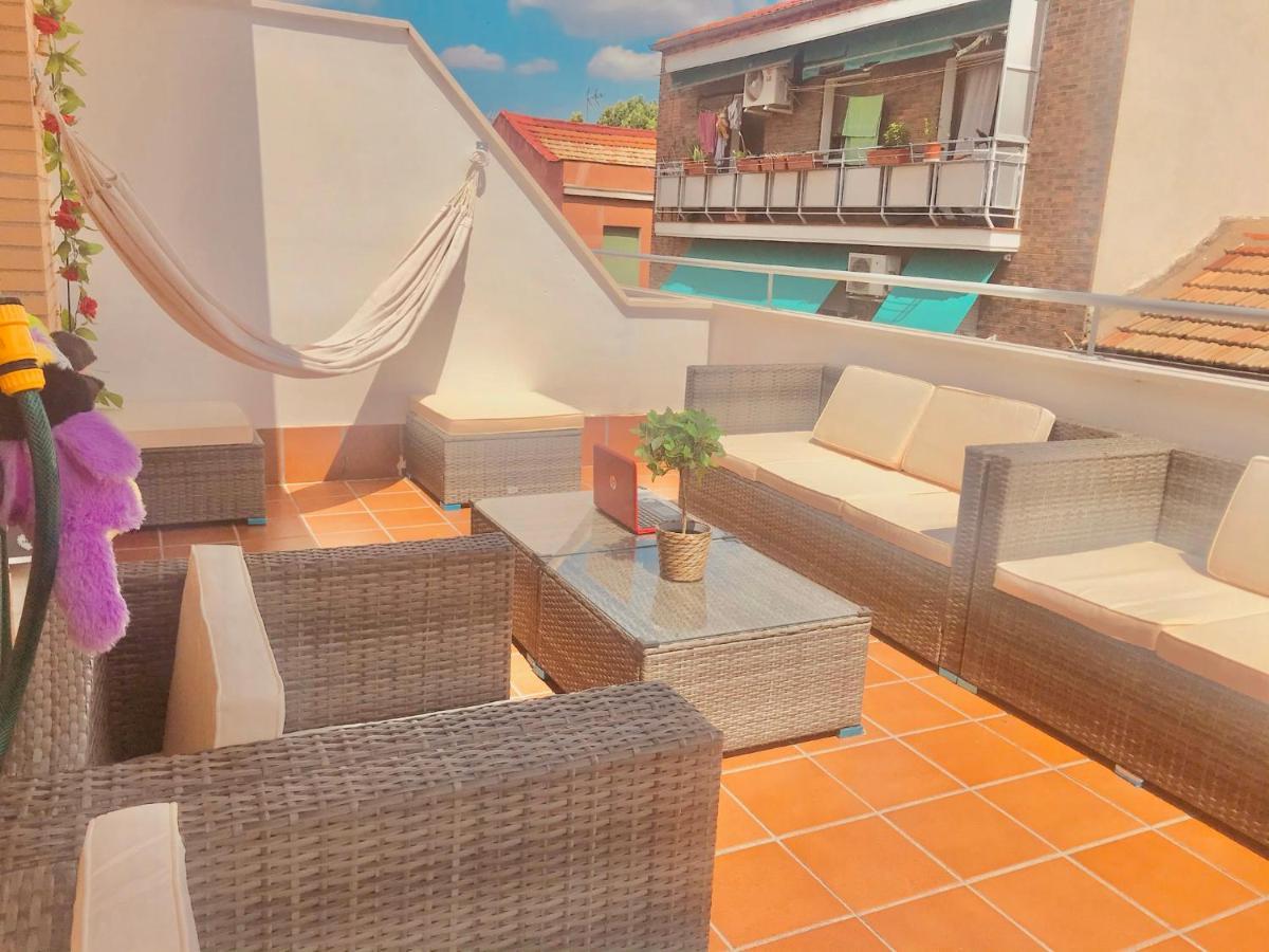 Atico & Terraza A 6 Minutos En Metro De Atocha Estacion Central Madrid Ngoại thất bức ảnh