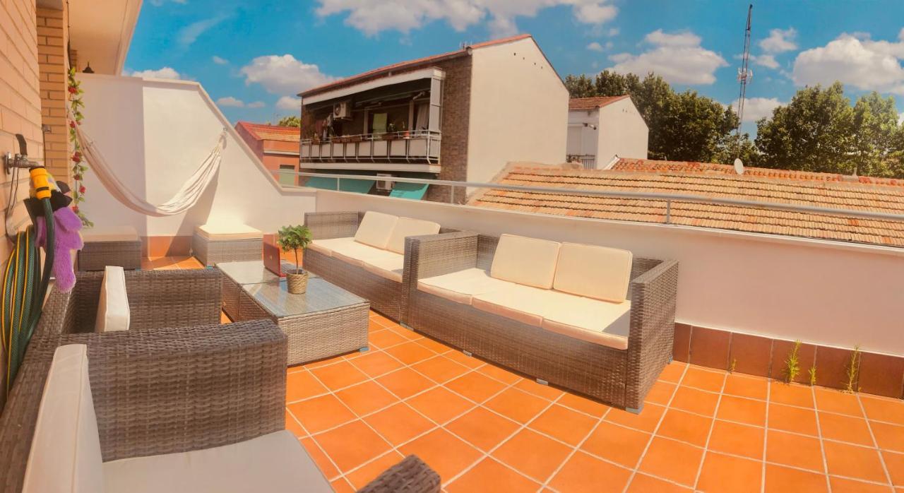 Atico & Terraza A 6 Minutos En Metro De Atocha Estacion Central Madrid Ngoại thất bức ảnh