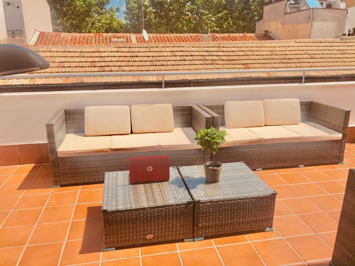 Atico & Terraza A 6 Minutos En Metro De Atocha Estacion Central Madrid Ngoại thất bức ảnh