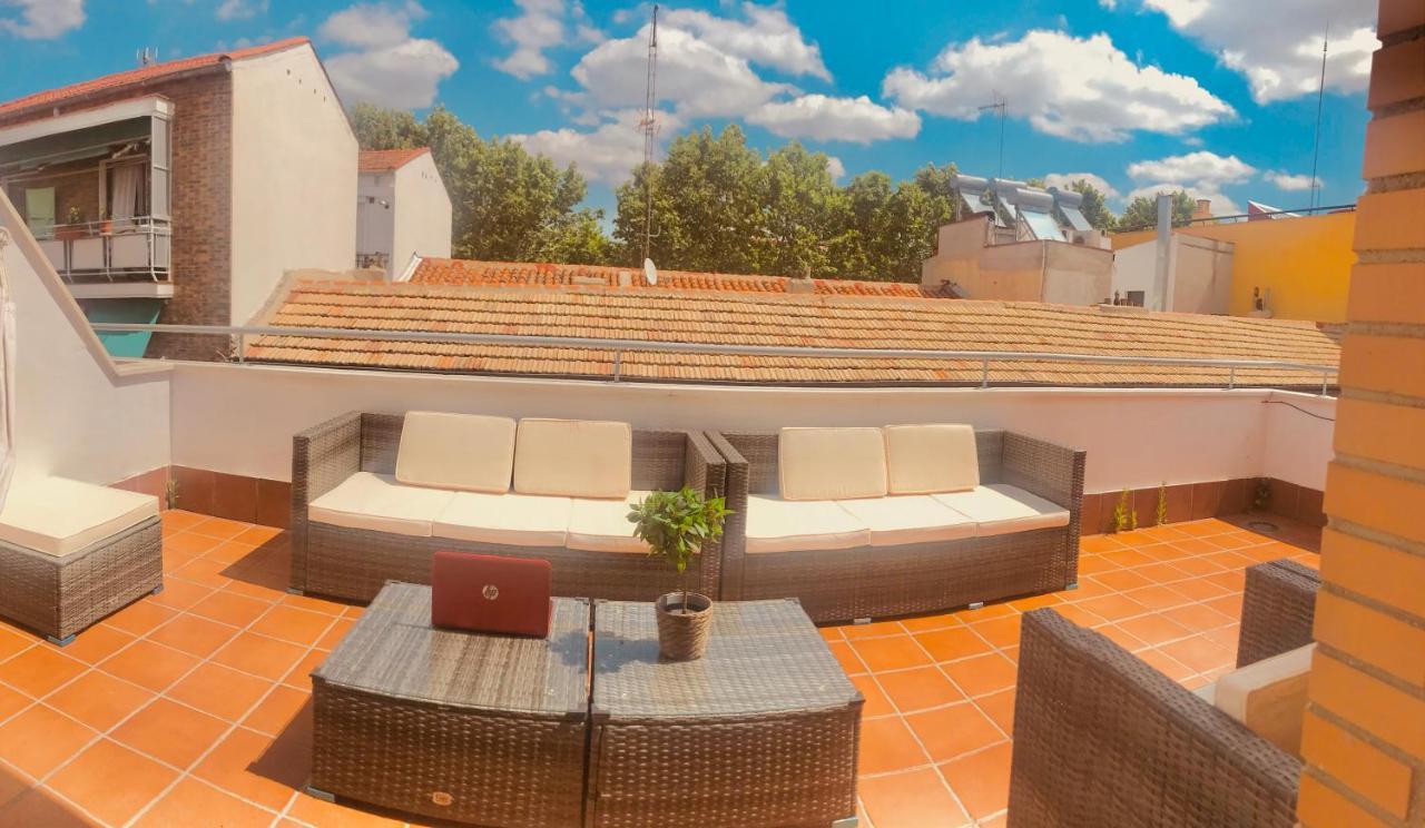 Atico & Terraza A 6 Minutos En Metro De Atocha Estacion Central Madrid Ngoại thất bức ảnh